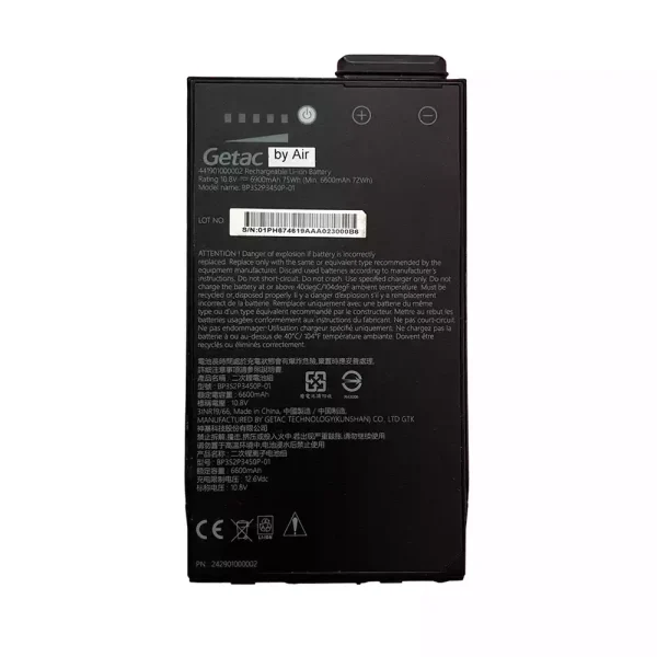 Oriģināls klēpjdatora Baterija Getac BP3S2P3450P-01 441901000002