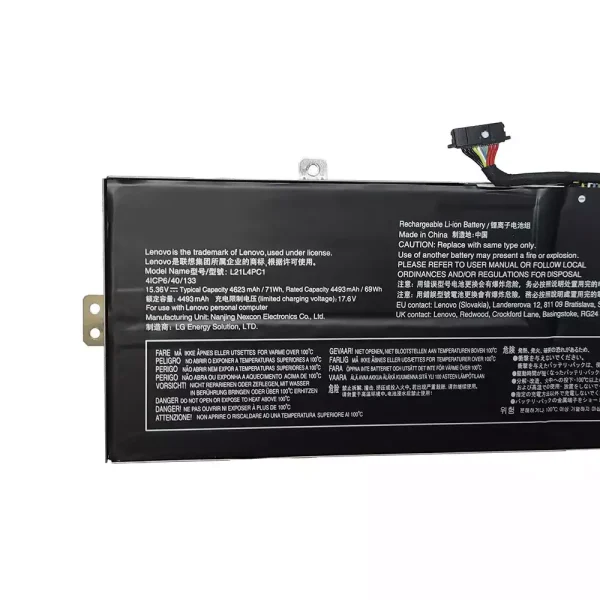 Oriģināls klēpjdatora Baterija Lenovo L21M4PC4 L21L4PC1 - Image 3