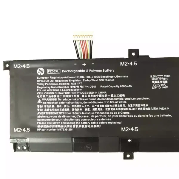 Oriģināls klēpjdatora Baterija HP FZ06XL - Image 3