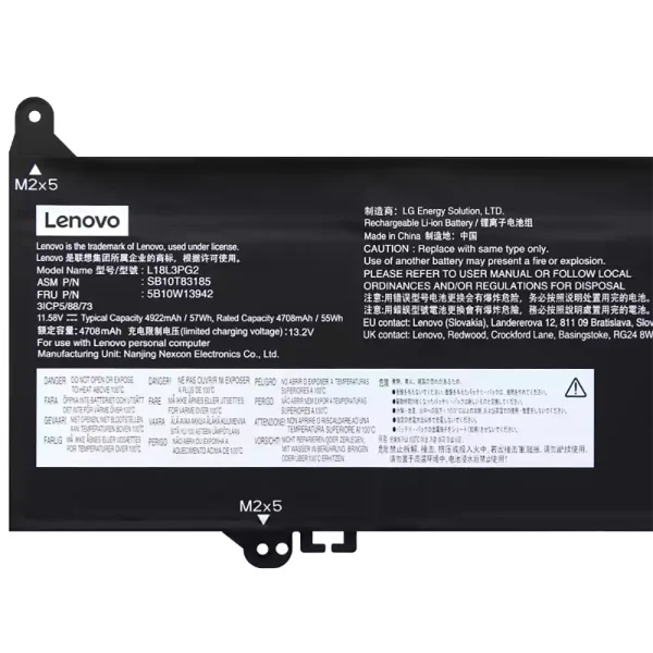 Oriģināls klēpjdatora Baterija LENOVO L18D3PG2 L18C3PG2 - Image 3