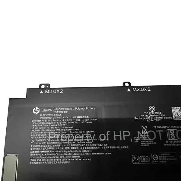 Oriģināls klēpjdatora Baterija HP ED03XL - Image 2