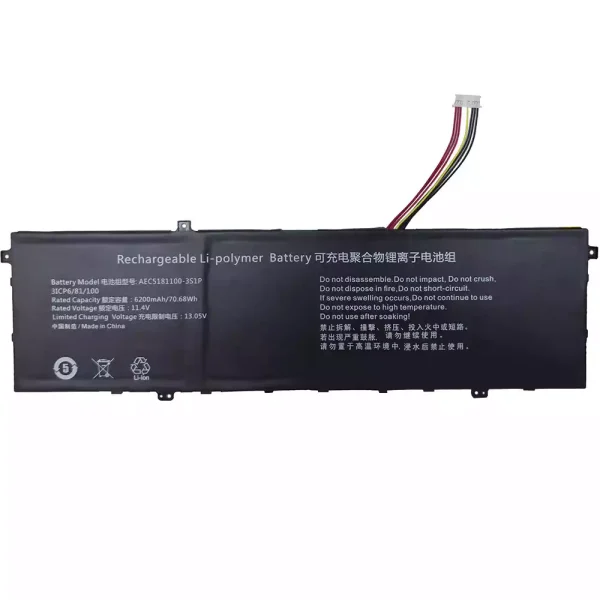 Oriģināls klēpjdatora Baterija AEC5181100-3S1P U5310478PV-3S1P 528196-3S1P