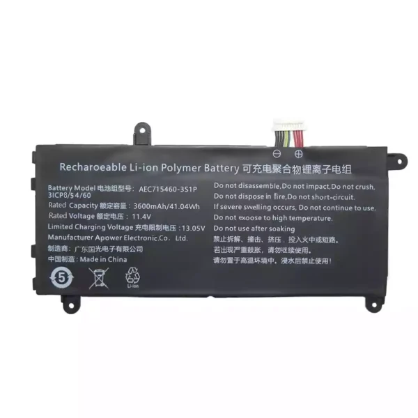 Oriģināls klēpjdatora Baterija AEC715460-3S1P