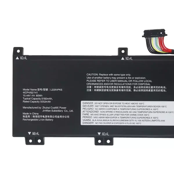 Oriģināls klēpjdatora Baterija LENOVO L23M4PK5 L23B4PK5 L23X4PK5 L23C4PK5 L23D4PK5 - Image 3