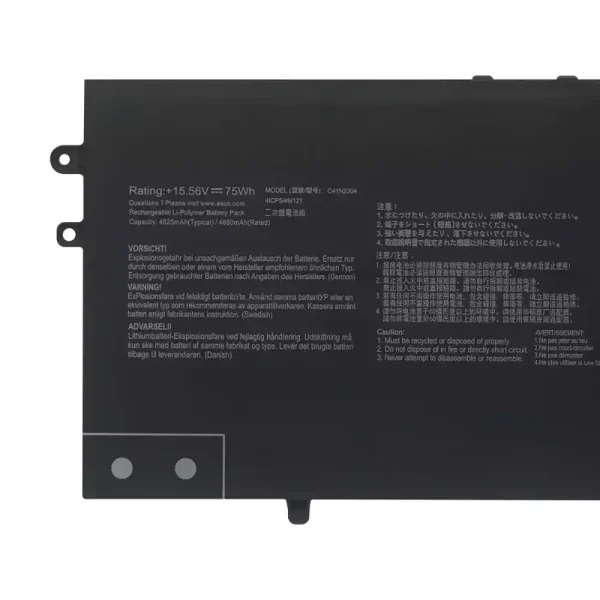 Oriģināls klēpjdatora Baterija ASUS C41N2304 - Image 3