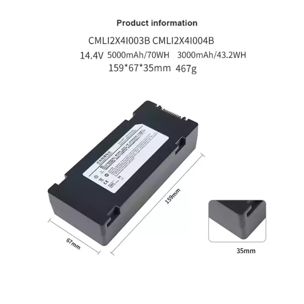 Akumulatora baterija priekš COMEN CMLI2X4I003B - Image 2