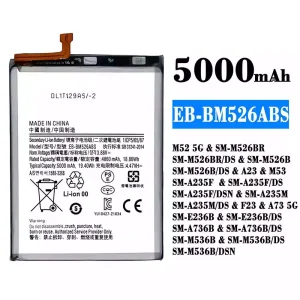 Oriģināls baterija EB-BM526ABS priekš Samsung M52 5G/A23/M53/F23/A73 5G