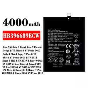 Oriģināls baterija HB396689ECW priekš HUAWEI Mate 9 / Mate 9 Pro / Enjoy 7 Plus / Y9 / Y8S / Y9 2018 / Enjoy 8 Plus / Y9 2019 / Enjoy 9 Plus / Y7 2017 / Nova Lite+ /Y7 Pro 2019 / Y7 2019 / Y7P 2020 / Honor 8C / Honor 7 Plus/Y8S 2020 / Honor 9C /