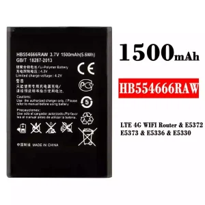 Oriģināls baterija HB554666RAW priekš HUAWEI LTE 4G WIFI Router / E5372 / E5373 / E5336 / E5330