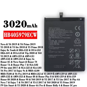 Oriģināls baterija HB405979ECW priekš HUAWEI Y6 2019 / Y5 2018
