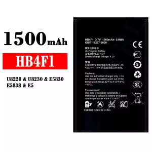 Oriģināls baterija HB4F1 priekš HUAWEI U8220/U8230/E5830/E5838/E5