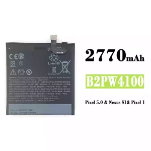 Oriģināls baterija B2PW4100 priekš Google Pixel 5.0 / Nexus S1 / Pixel 1