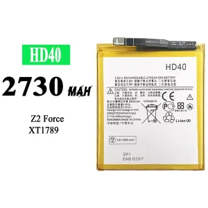 Oriģināls baterija HD40 priekš Motorola Moto Z2 Force / Z Force Edition 2nd gen