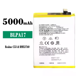 Oriģināls baterija BLPA17 priekš OPPO Realme C53 / C67 NFC / C65 4G / C67 4G