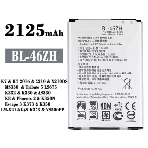 Oriģināls baterija BL-46ZH priekš LG K7 2016 / K8 / Phoenix 2