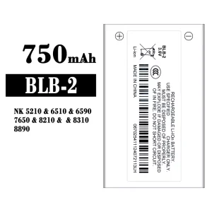 Oriģināls baterija BLB-2 priekš Nokia NK 5210/6510/6590/7650/8210/8310/8890