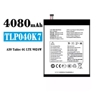 Oriģināls baterija TLP040K7 priekš Alcatel A30 Tablet 4G LTE 9024W