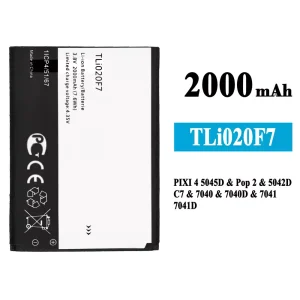 Oriģināls baterija TLi020F7 priekš Alcatel PIXI 4 5.0 5045J/5045T/5045D