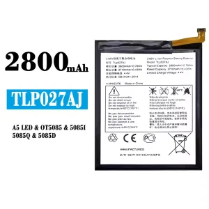 Oriģināls baterija TLP027AJ priekš Alcatel A5 LED/OT5085/5085I/5085Q/5085D
