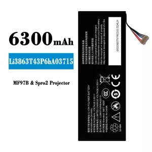Oriģināls baterija Li3863T43P6hA03715 priekš ZTE MF97B/Spro2 Projector
