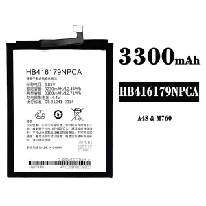 Oriģināls baterija HB416179NPCA priekš China Mobile A4S/M760