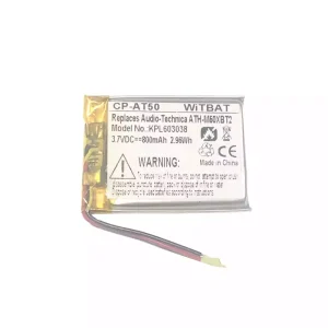 Austiņu baterija Audio-Technica ATH-M50XBT2,ATHM50XBT,ATH-DSR9BT,ATH-DSR7BT,ATH-SR6BT,ATH-SR5BT,SR5BTBK,SR5BTWH,ATH-AR3BT