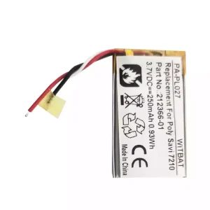 Austiņu baterija Plantronics 216261-01,212366-01