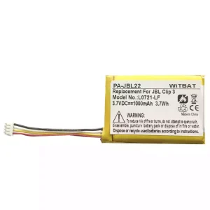 Skaļruņa baterija JBL Clip 3,L0721-LF