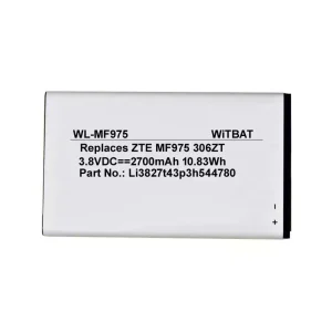 Oriģināls baterija priekš ZTE 303ZT,305ZT,306ZT,MF975,MF975S,MF975U,Li3827t43p3h544780