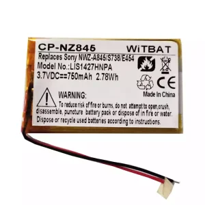 Oriģināls baterija priekš SONY NWZ-820,NWZ-A826,NWZ-A828,NWZ-A829,NWZ-A720,NWZ-A726,NWZ-A728