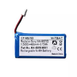 Oriģināls baterija priekš SONY Walkman NW-MS70D,NW-MS90D,NH-6WM-NW1