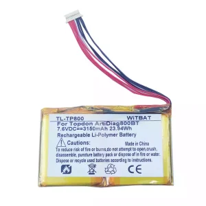 Oriģināls baterija priekš Topdon ArtiDiag800BT,PC944755-2S1P
